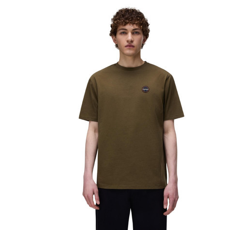 P0A8949G3A1-R Napapijri S-Badge Ss 1 Erkek T-Shirt Yeşil