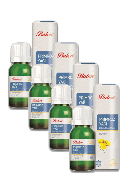 Primroz Yağı Soğuk Pres 20 ml 4 Adet