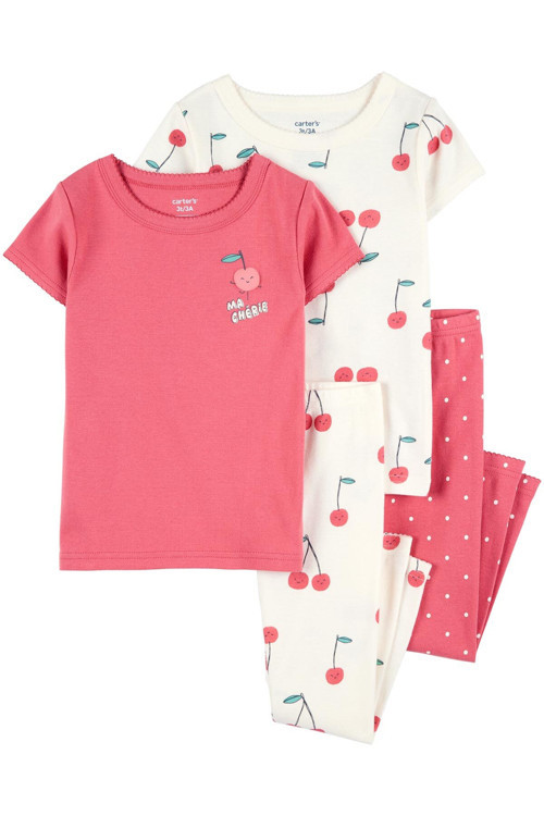 Kız Bebek Pijama Set 4'Lü Paket