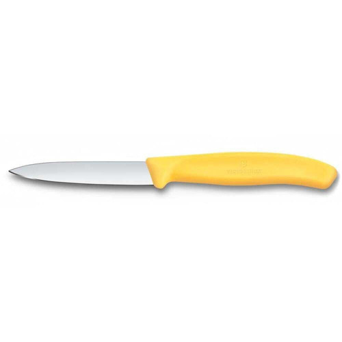 6.7608.C1 Swiss Classic 8cm Düz Soyma Bıçağı, Sarı