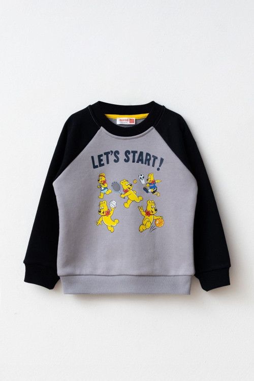 2-8 Yaş Lisanslı Erkek Çocuk Sweat-Lacivert