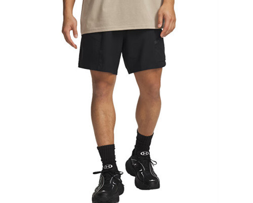 Ua Unstoppable Woven Shorts Erkek Günlük Şort 6009361-001 Siyah