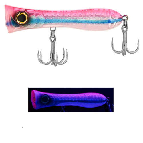 Big Mama 12cm 31gr Popper Maket Balık 269 Blue Pink Silver