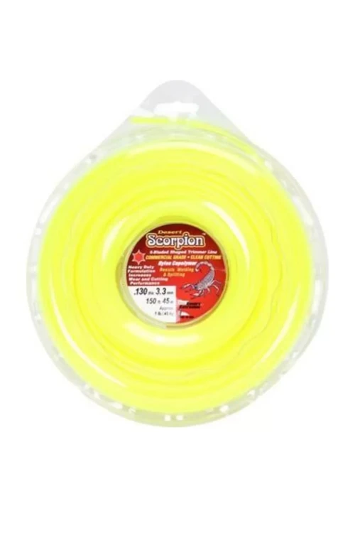Sarı 6 Köşe Akrep Misina 3.3mm 45Metre