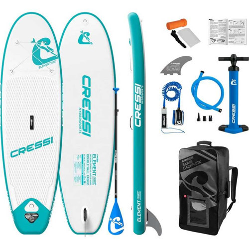 Element Şişirilebilir Stand Up Paddle (I-SUP) 250CM-WHITE-AQUAMARINE