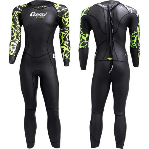 Kuwae Man Yüzücü Elbisesi 2MM - NO:4 / / L-BLACK/GREEN