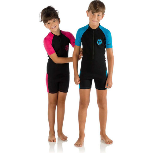 Little Shark Junior Shorty Dalış Elbisesi BLACK / BLUE-2MM - 11/12 YAŞ