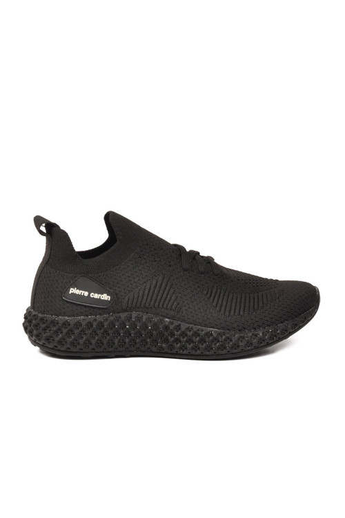 Siyah Fileli Hafif Kolay Giyilebilir Unisex Spor Ayakkabı PC-32711 G