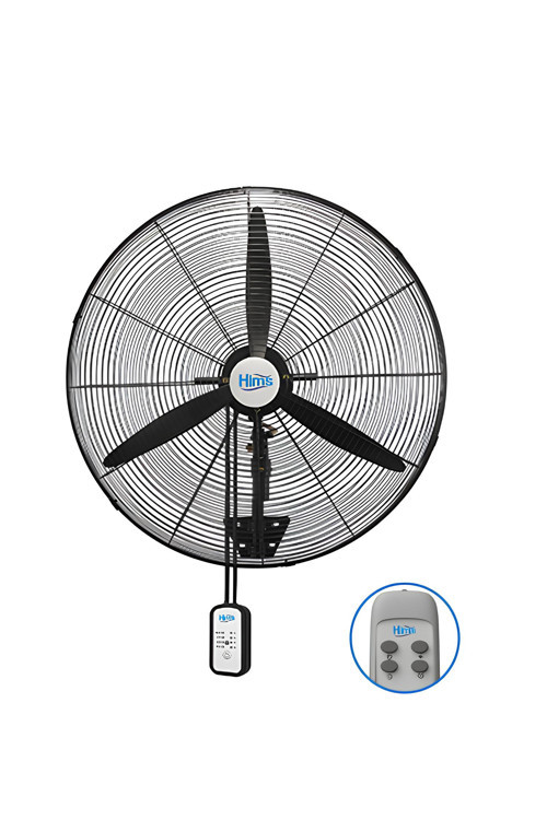 HEF-DK650 190W 65 cm Siyah 3 Kanat Kumandalı Sanayi Tipi Duvar Vantilatörü