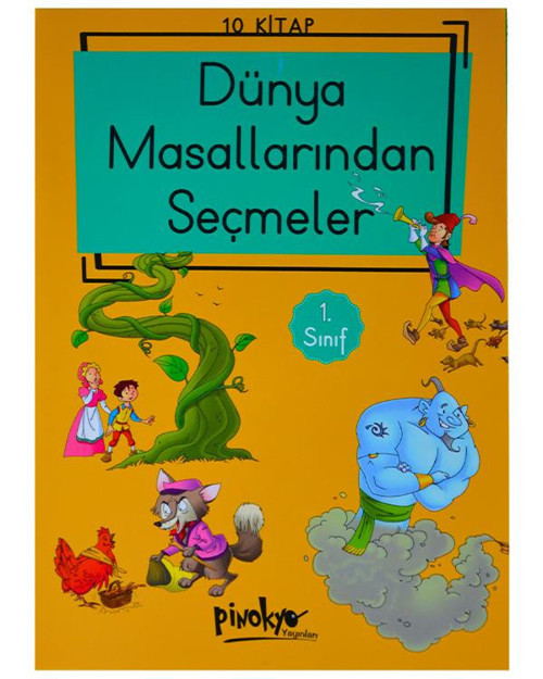 Dünya Masallarından Seçmeler 1.sınıf 10 Kitap Pinokyo Yayınları