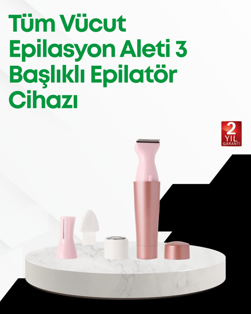 ieg™ Yüz ve Beden İçin Portatif Tüy Alma Cihazı