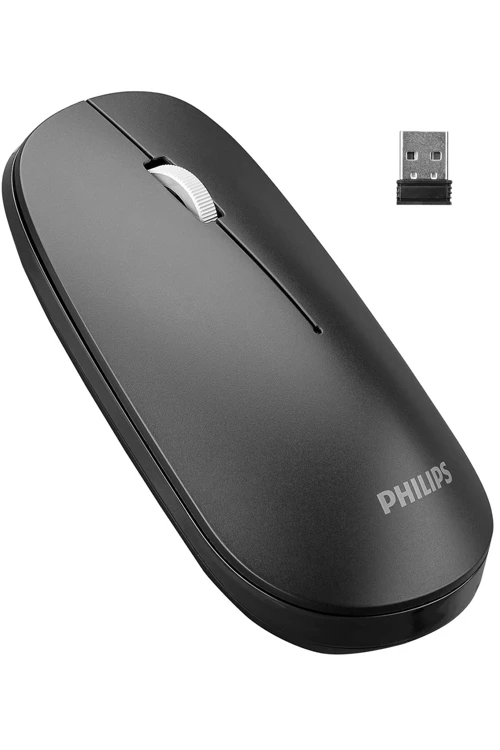 SPK7305 Usb Siyah 2.4GHZ 800/1000/1200/1600DPİ Kablosuz Mouse