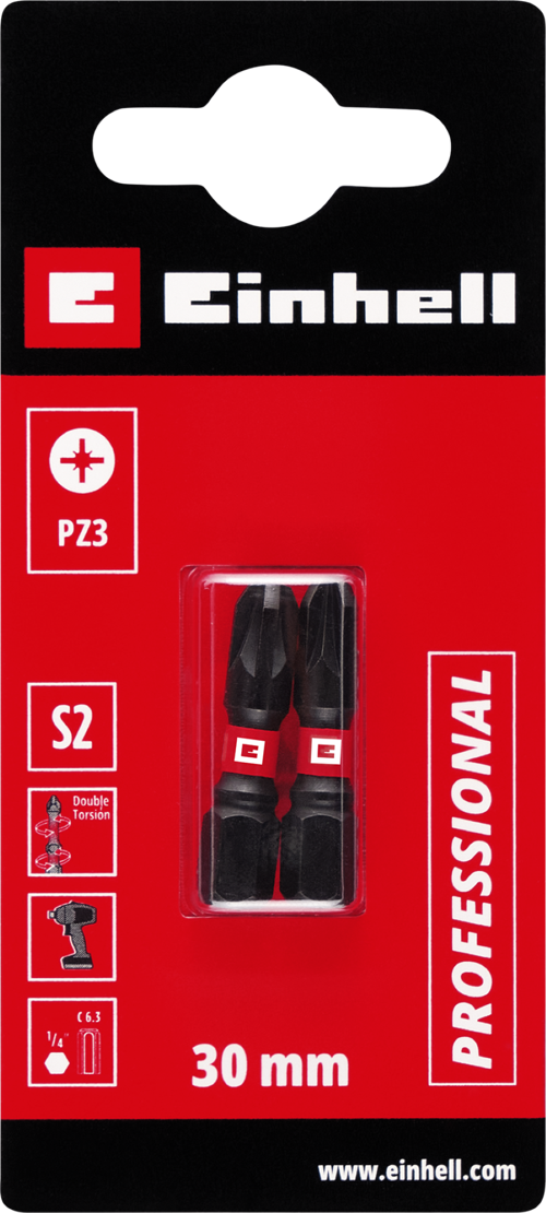 Orijinal 2 Parça Çift Torsiyonlu Darbeli Bit Ucu Seti, 30 mm, PZ3 49132060