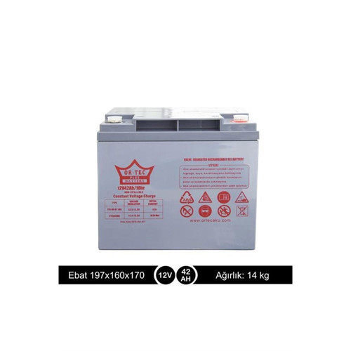 42Ah 12V Engelli Araç Aküsü