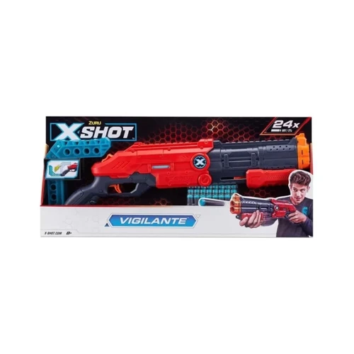 36436 X-Shot Silah Sünger Atan Excel-Vigilante 24 Mermi -NessiWorld 481348