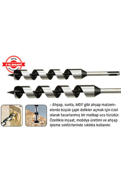 Sds Plus Ahşap Matkap Ucu 14 x 250 mm