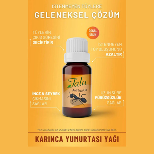 Karınca Yumurtası Yağı Tüy Azaltıcı Tüy İnceltici Tüy Dökücü 20 Ml