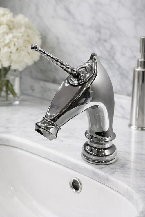 Unicorn Krom Lavabo Bataryası Modern Şık Tasarım