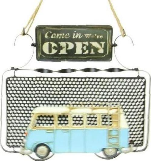 Dekoratif Metal Kapı Yazısı Minibüs Dekorlu Vintage Hediyelik