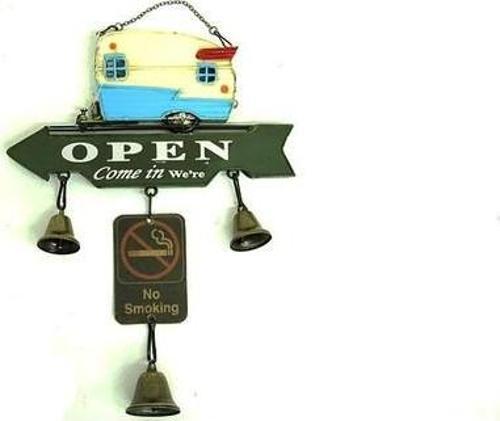Dekoratif Metal Karavan Kapı Rüzgar Çanı Vintage Hediyelik