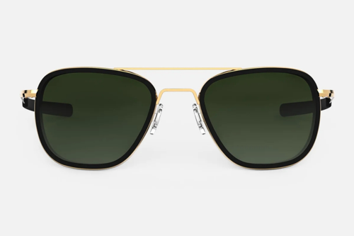 AL021 AVIATOR INLAY 23K GOLD 58 Unisex Güneş Gözlüğü