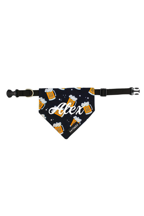 Isme Özel Kedi Ve Köpek Beers Tasma Fular Bandana
