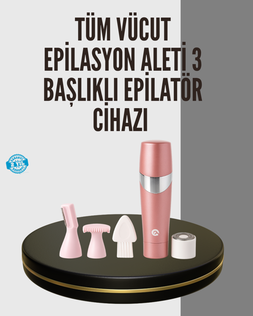 Hassas Epilasyon ve Cilt Bakım Cihazı