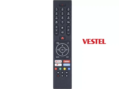 Vestel İle Uyumlu Lcd Led Netflix Youtube Prime Video Tuşlu Televizyon Uzaktan Kumandası