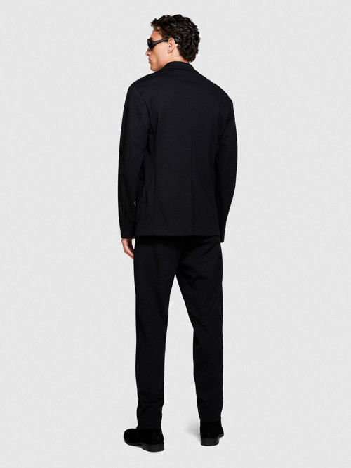 Tapered Fit Chino Pantolon Erkek Siyah T-Shirt - 323A485SSF035