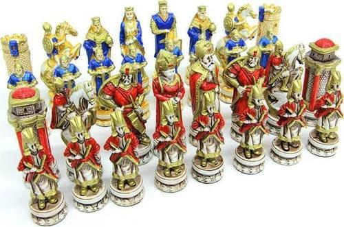 Satranç Taşı Polyester Büyükboy Osmanlı Haçlı Dekoratif Hediyelik