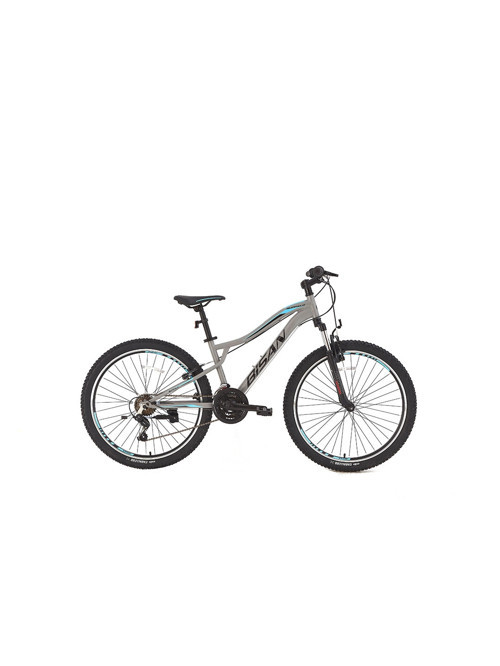 BUFFALO ERKEK DAĞ BİSİKLETİ 37CM V 27.5 JANT 21 VİTES METALİK GRİ SİYAH MAVİ