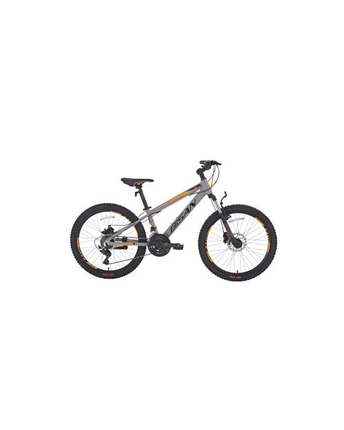 COOPER ERKEK DAĞ BİSİKLETİ 35 CM HD 26 JANT 21 VİTES AÇIK GRİ SİYAH TURUNCU