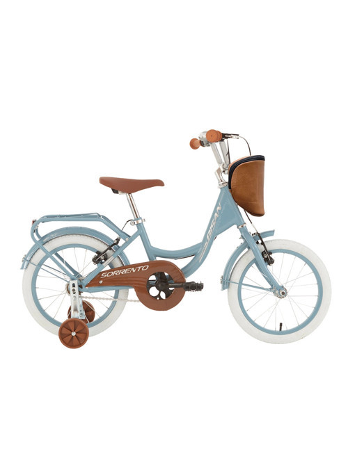 SORRENTO-S KIZ ÇOCUK BİSİKLETİ 26CM 16 JANT BEBE MAVİ SİLVER
