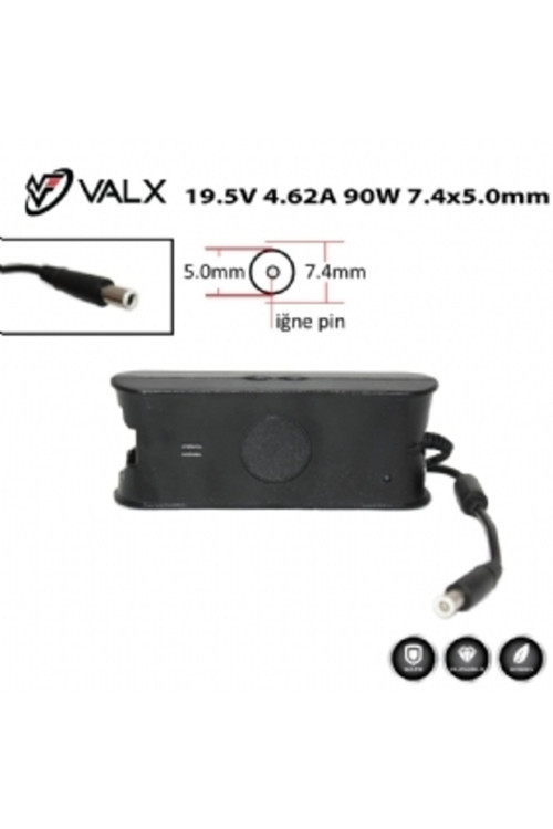 La-19575 19.5v 4.62a 90w 7.4x5.0mm Notebook Adaptörü
