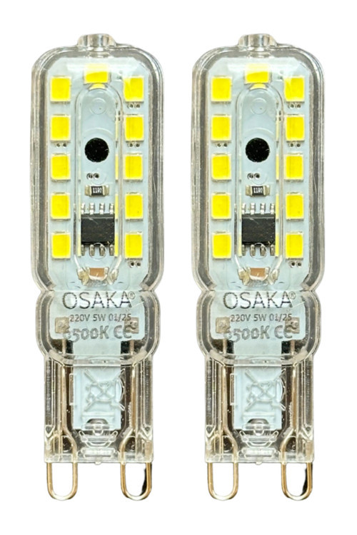 (2 Adet) Osaka 5W 6500K (Beyaz Işık) G9 Duylu Led Kapsül Ampul
