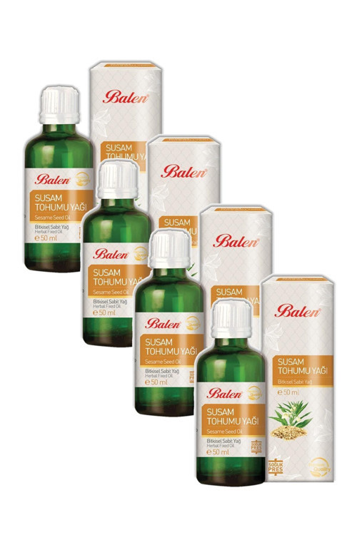Susam Tohumu Yağı Soğuk Pres 50 ml 4 Adet