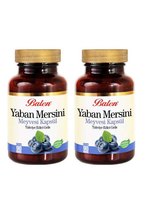 Yaban Mersini Meyvesi 375 Mg 90 Kapsül 2 Adet