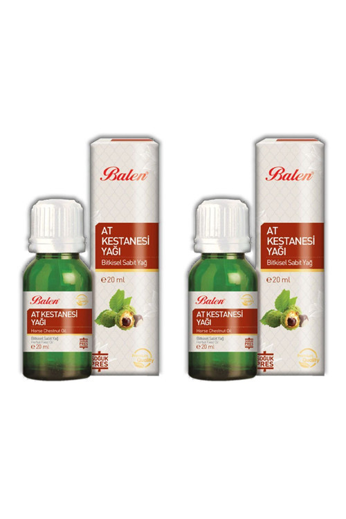 At Kestanesi Yağı (SOĞUK PRES) 20 ml 2 Adet