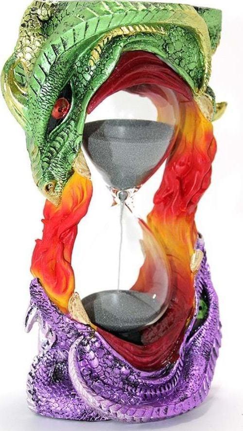 Polyester Dragon Tasarımlı Kumsaati Dekoratif Hediyelik