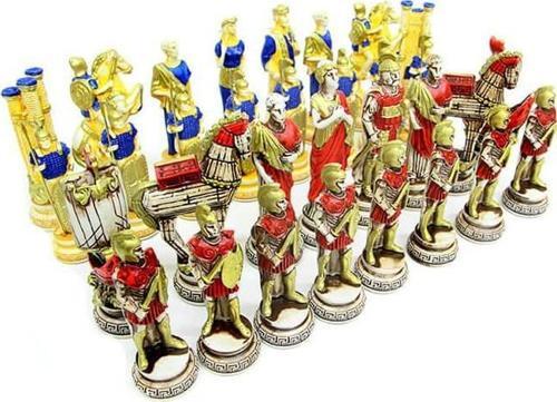Satranç Taşı Polyester Ortaboy Truva Dekoratif Hediyelik