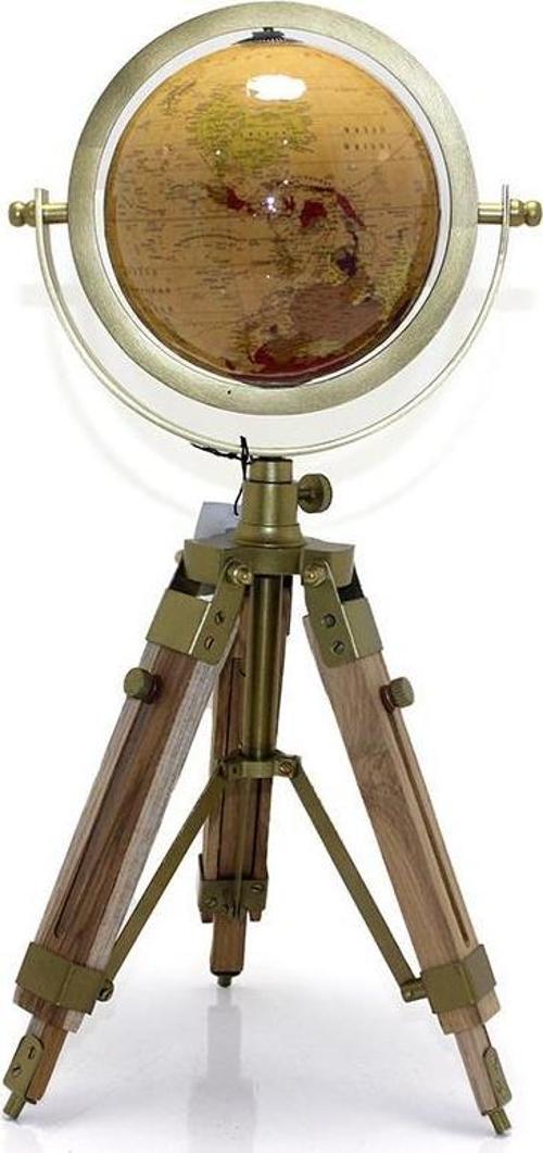 Tripod Standlı Dönen Dekoratif Dünya YerKüre Harita Hediyelik