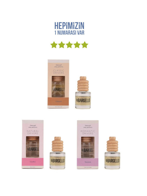 Odunsu + Çiçeksi + Yasemin Araç Parfümü 8 ml