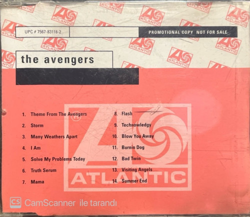 (Plak Değildir CD dir) CD The Avengers Promo CD
