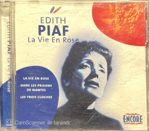 (Plak Değildir CD dir) CD Edith Piaf La Vie En Rose CD