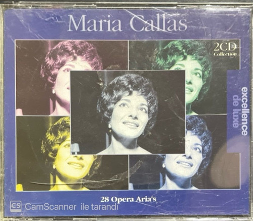 (Plak Değildir CD dir) CD Maria Callas 28 Opera Aria's Double CD