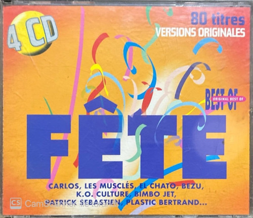(Plak Değildir CD dir) CD Best Of Fete 80 Titres 4 CD
