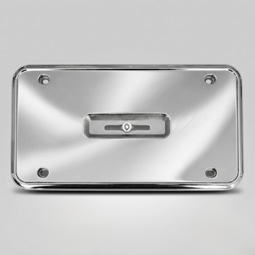 Krom Renk Paslanmaz Plastik Hummer Plakalık 31cm X 16cm Tekli 1 Adet