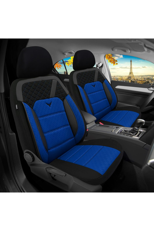 Suzuki Grand Vitara Jt 2005-2015 Uyumlu 1+1 Mavi Koltuk Kılıfı