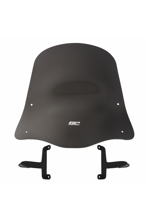Scooter Universal 2020 Uyumlu Ön Cam Siyah 42 cm