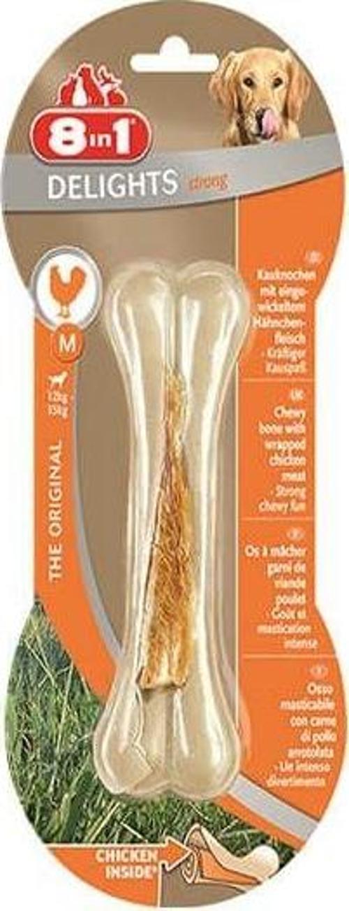 8 In 1 Delights Tavuklu Köpek Kemik Ödülü Large 130 Gr